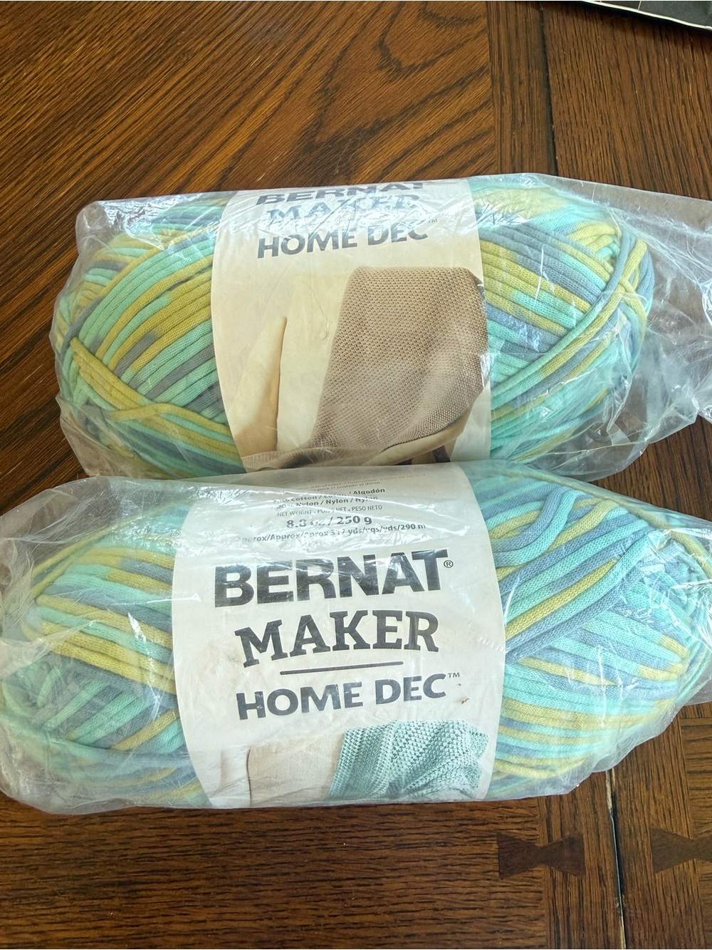 Bernat Maker Home Dec Yarn Pacific Varg. - 2 Pack of 250g/8.8oz/317 Yards